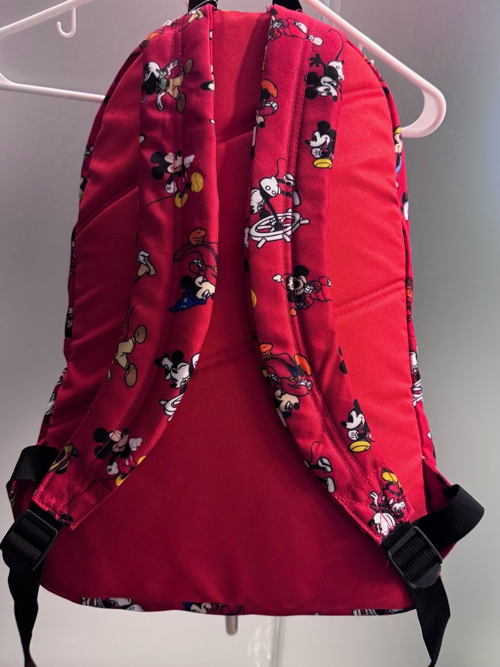 Disney Red Mickey Mouse Patterned Backpack - Picture 2 of 8